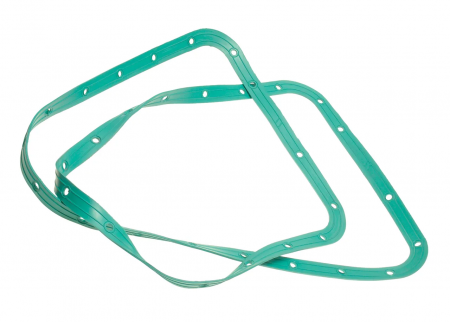 Прокладка поддона ЯМЗ 238-1009040 ЗЕЛЁНАЯ армирован. "Б-во"