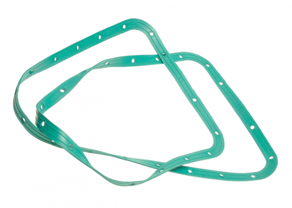 Прокладка поддона ЯМЗ 238-1009040 ЗЕЛЁНАЯ армирован. "Б-во"