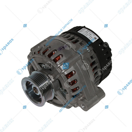 Генератор КамАЗ 4542.3771-10 Е3,Е4, 125а (ан.BOSCH 0124655049)  "ELTRA"