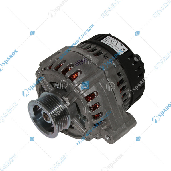 Генератор КамАЗ 4542.3771-10 Е3,Е4, 125а (ан.BOSCH 0124655049)  "ELTRA"