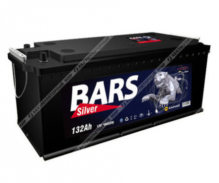 Аккумулятор 6СТ-132АПЗ "Bars Silver" СНГ 