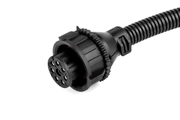 Разъём АХ-527 байонет прямой 8ми конт.для фар и фонарей "Cargen"