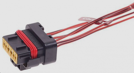 Разъём АХ-506 ДМРВ Siemens (20.3855-10) для ГАЗ с двиг.405 с проводами "Cargen"