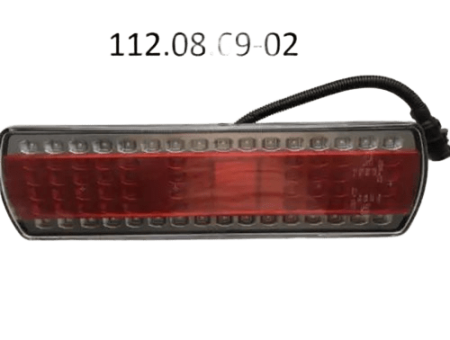 Фонарь зад.КамАЗ ЕВРО светодиод.с жгутом прав.24в "Руденск" 112.08.69-02