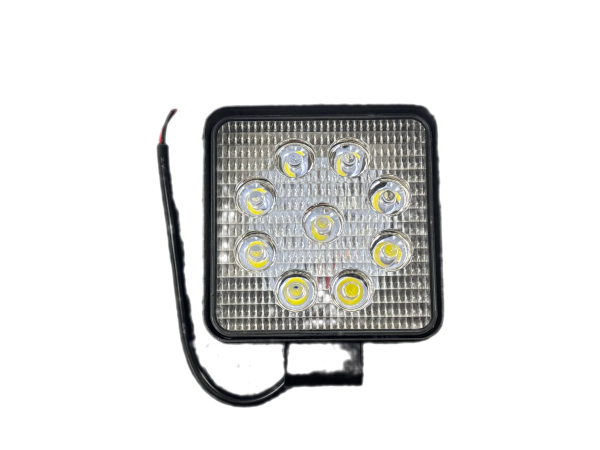 Фара п/туман.светодиод. AE27S-9LED-28РС квадрат. 9 диодов 27W 12/24V "АвтоЭлектрика"