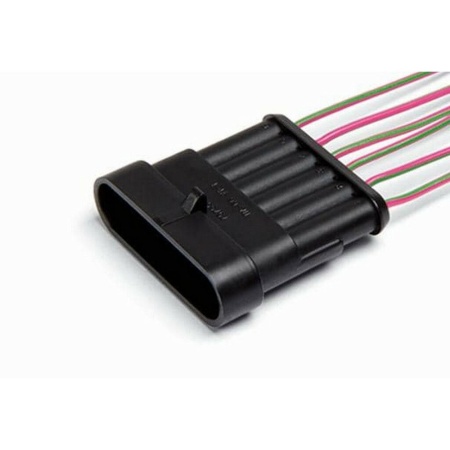 Разъём АХ-3222 штыревой 6-ти конт. к жгуту ЭСУД ГАЗ с проводами "Cargen"