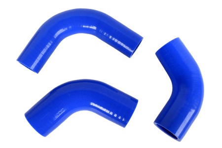 Патрубки УАЗ 452/469 дв.417 (90л.с) к-т 3шт СИЛИКОН"ПТП"