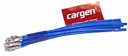 Разъём АХ-38101250 гнездовой серии 2,8 (с фиксацией) с проводом 2,5мм"Cargen"