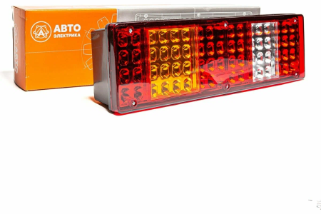 Фонарь зад.светодиод.7442.3716-08 КамАЗ ЕВРО 24в вилка СЦАЗ прав. "АвтоЭлектрика"