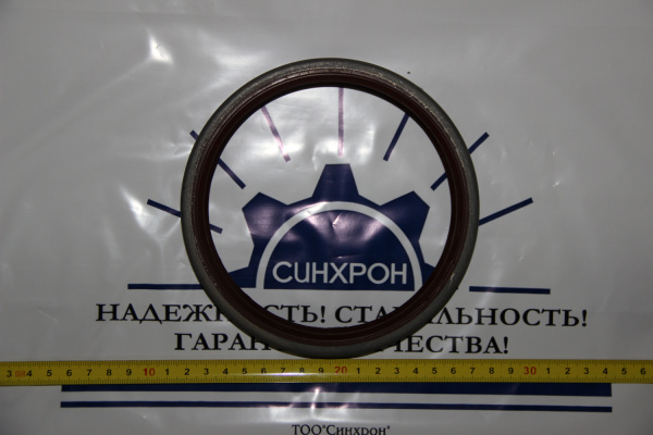 130-154 сальник пер ст Камаз  864135-02 метал, КРАСНЫЙ "Б-во"