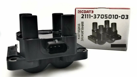 Катушка зажигания ГАЗель,ВАЗ 2111-3705010-03 инж. "СОАТЭ"