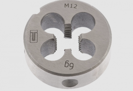 Плашка М12*1,75 мм  Сибртех 77032