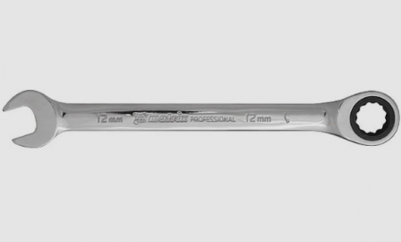 Ключ трещоточный, комбинир. 17мм, CrV // Matrix 14810