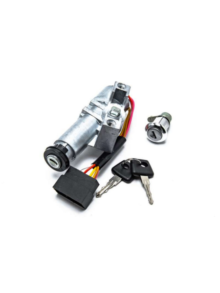 Замок зажигания ГАЗель Next + замок лев.водит.двери A21R23.6105006-01 "PRAVT" 