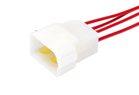 Разъём АХ-37302 4-х контакт. серия 6.3 штырь с проводом 1мм "Cargen"