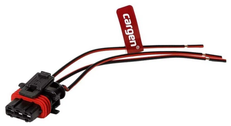 Разъём АХ-319 к датч.абсол.давл, катушке и модулю н.о. ГАЗ,ВАЗ с проводами "Cargen"