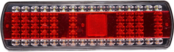 Фонарь зад.КамАЗ ЕВРО светодиод.с жгутом лев.24в "Руденск" 112.08.69-03