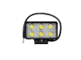 Фара п/туман.светодиод. AE18RT-6LED-PC прямоугол. 6 диодов,5D-линза 18W 12/24V "АвтоЭлектрика"