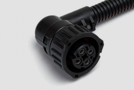 Разъём АХ-5231 байонет СЦБ-4Р угловой 4-х конт. "Cargen"