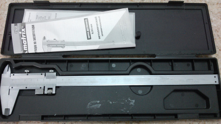 Штангенциркуль 250 мм, цена деления  0,02 мм, металлический, с глубиномером  316335