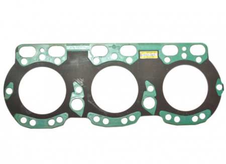 Прокладка ГБЦ ЯМЗ 236Д-1003212-А (зел. МБС) обрезиненная "ПТП"