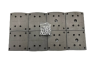 Накл торм МАЗ 5440-3501105 перед.180мм (к-т 8шт с закл) "Автомагнат"