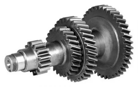 Блок шестерен пром. вала КПП 53 ст.обр. с гайкой  52-1701050-10  "ГАЗ"