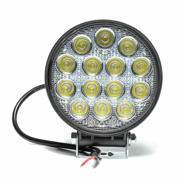 Фара п/туман.светодиод. AE42R-14LED-55НС круг. 14 диодов 42W 12/24V "АвтоЭлектрика"