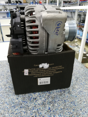 Генератор КамАЗ 3242.3771  EURO-3 и выше 110 А, 6 ручьев  шкив 70мм. "БАТЭ" 