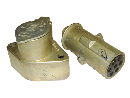 Разъём электрич.ПС-325 в сб.(вилка+розетка) "АвтоЭлектрика"